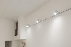 桃園大樓挑高客廳照明改善