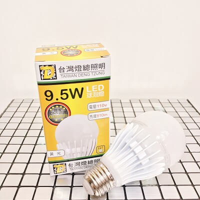 LED球泡9.5W黃光